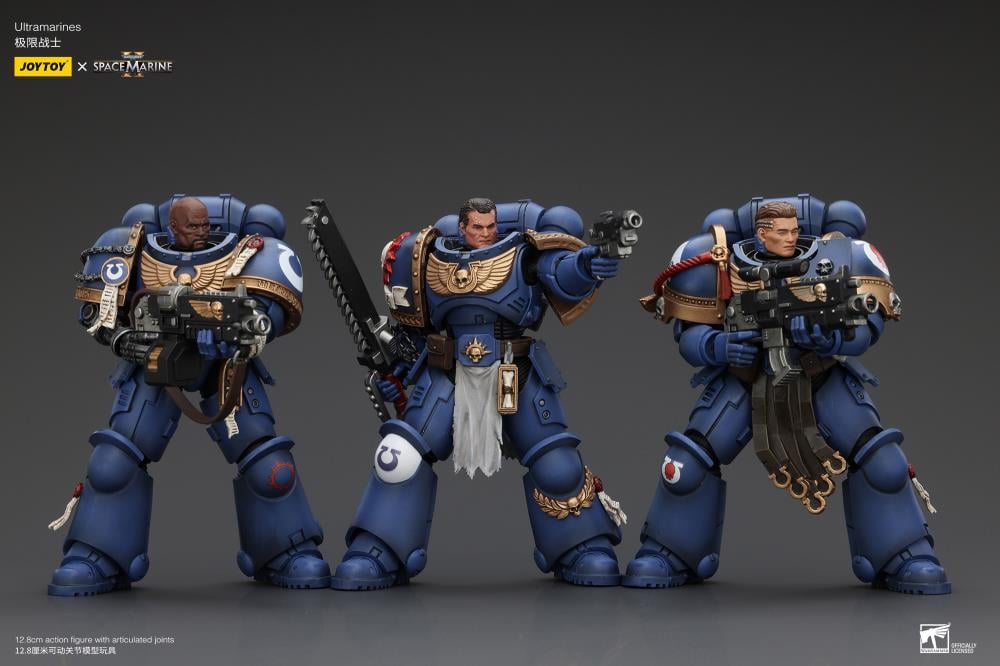 Warhammer 40,000: Space Marine 2 Ultramarines Sergeant Gadriel 1/18 Scale Action Figure Gallery Image 12