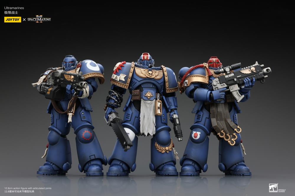 Warhammer 40,000: Space Marine 2 Ultramarines Brother Chairon 1/18 Scale Action Figure Gallery Image 9