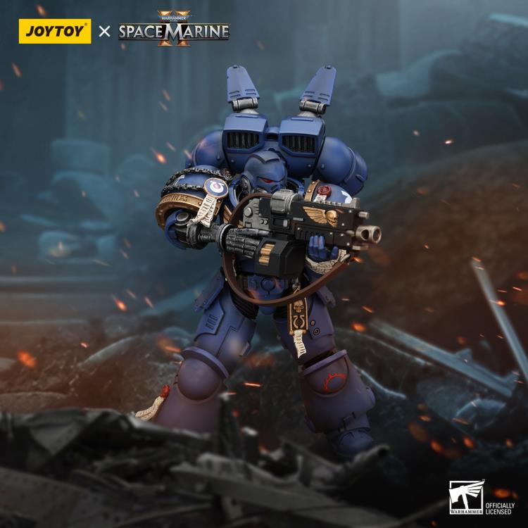 Warhammer 40,000: Space Marine 2 Ultramarines Brother Chairon 1/18 Scale Action Figure Gallery Image 8
