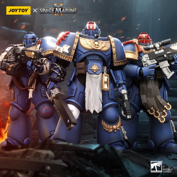 Warhammer 40,000: Space Marine 2 Ultramarines Brother Chairon 1/18 Scale Action Figure Gallery Image 14