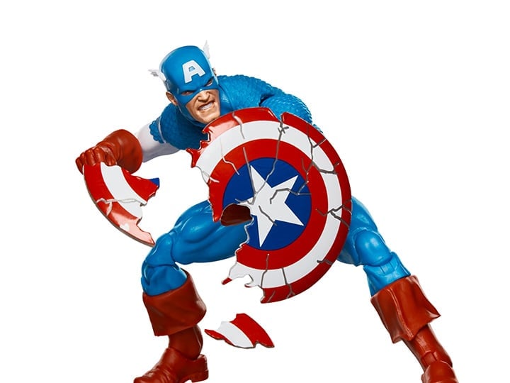 Figurine Marvel Legends Captain America – Série Vintage Retro 2017, Hasbro, Neuve