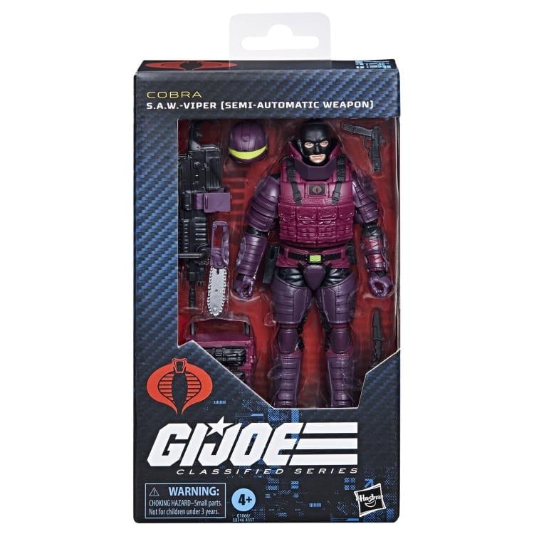 G.I. Joe Classified Series #147 Cobra S.A.W.-Viper (Semi-Automatic Weapon) Action Figure Gallery Image 12