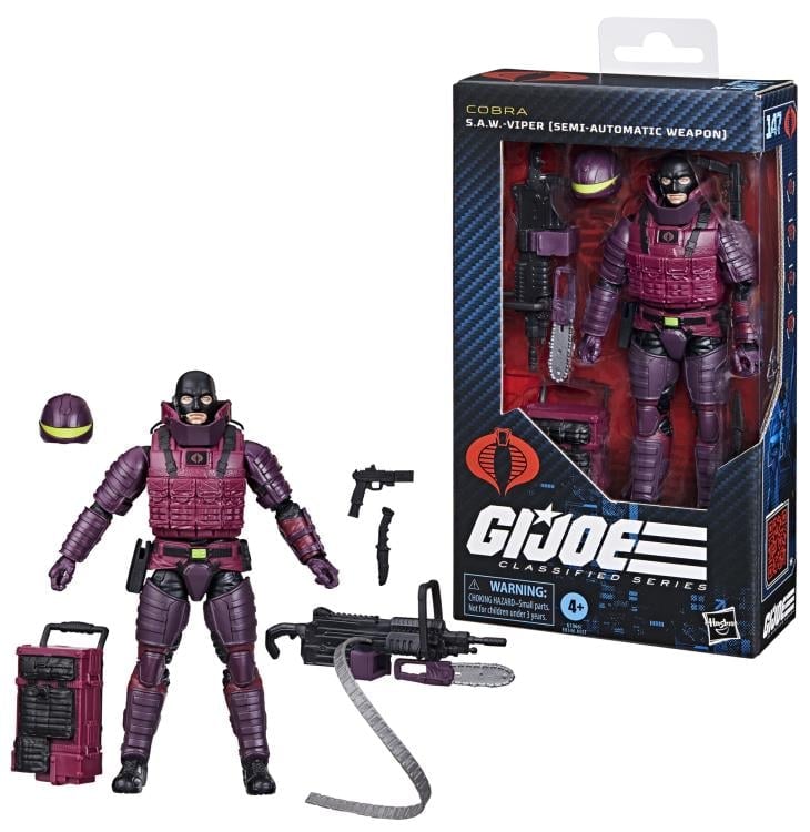 G.I. Joe Classified Series #147 Cobra S.A.W.-Viper (Semi-Automatic Weapon) Action Figure Gallery Image 11