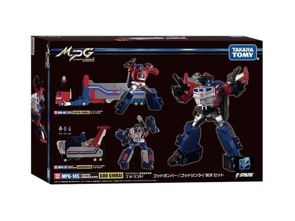 Transformers Masterpiece G MPG-14S Godbomber (God Ginrai) Box Set