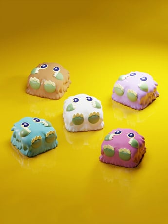 Yu-Gi-Oh! Kuriboh Brothers Keycap Set Gallery Image 2