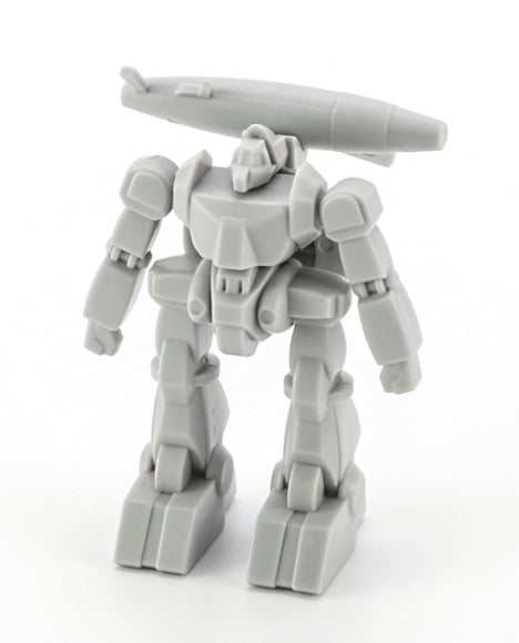 Combat Mecha Xabungle Second Generation Iron Gear 1/500 Scale Model Kit Gallery Image 3