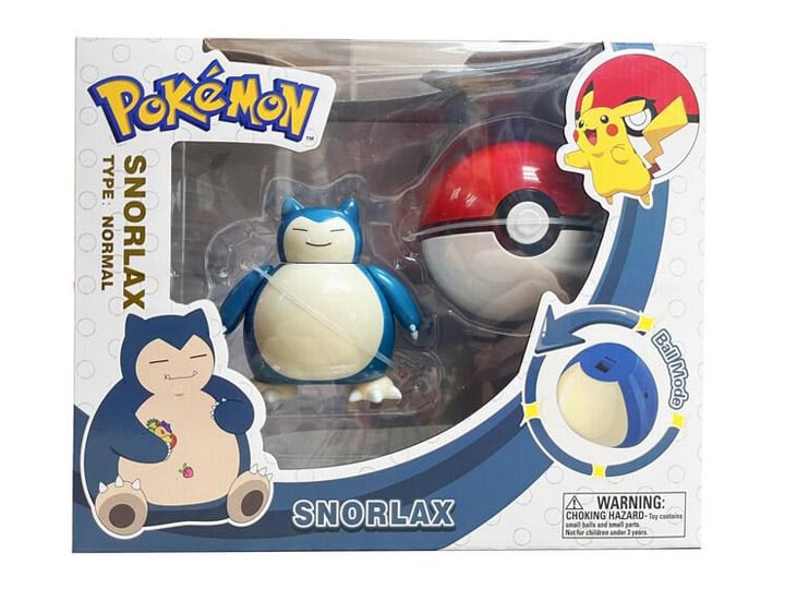 Pokemon Snorlax Transformation Figure Gallery Image 1