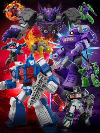 Transformers G1 Galaxy Version Vol.4 Fractured Space-Time Box of 9