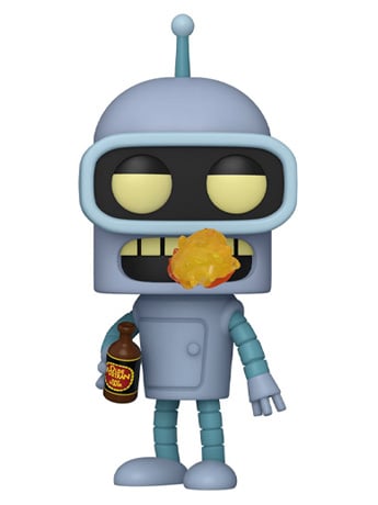 Futurama Pop! Animation #1757 Specialty Series Bender (Glow-in-the-Dark) (Chase) Gallery Image 2
