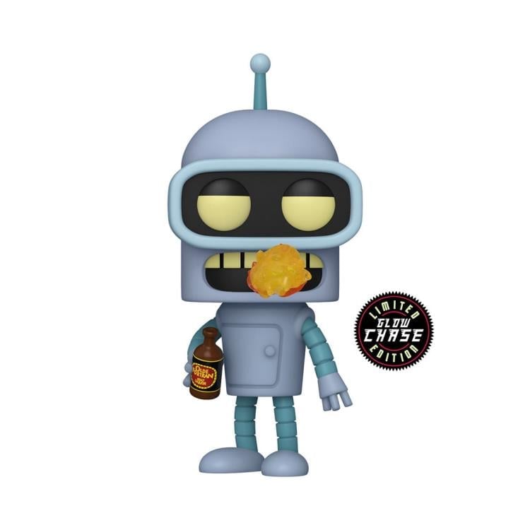 Futurama Pop! Animation #1757 Specialty Series Bender (Glow-in-the-Dark) (Chase) Gallery Image 3