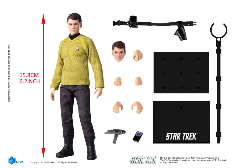 Star Trek (2009) Exquisite Super Series Pavel Chekov 1/12 Scale PX Previews Exclusive Action Figure Gallery Image 16