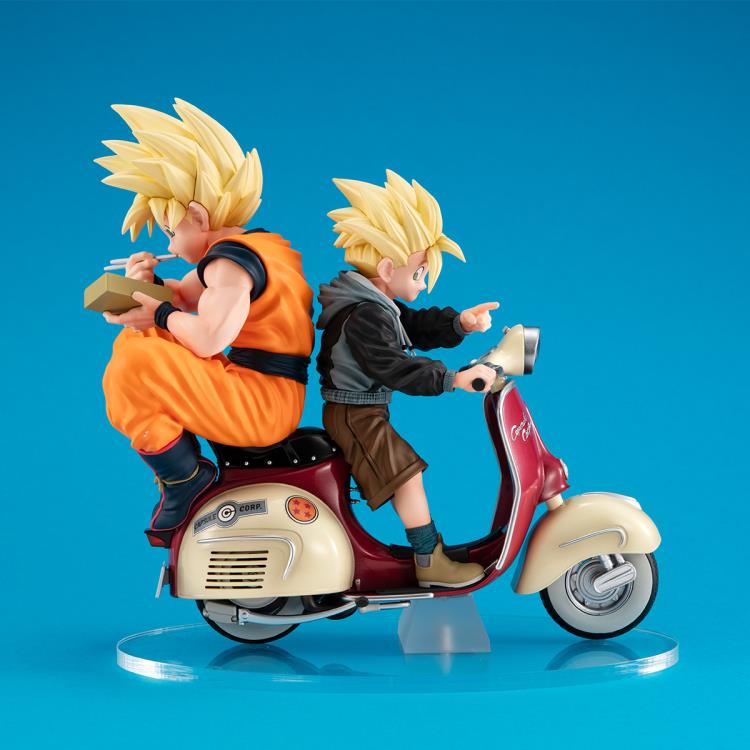 Dragon Ball Z Desktop Real McCoy EX Super Saiyan Goku and Super Saiyan Gohan on Motorbike Gallery Image 7