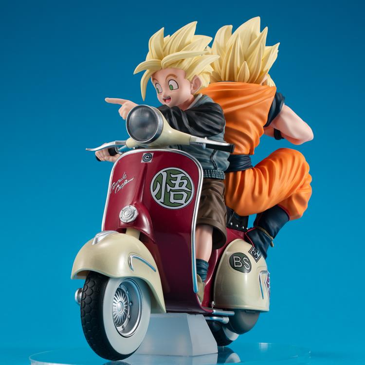 Dragon Ball Z Desktop Real McCoy EX Super Saiyan Goku and Super Saiyan Gohan on Motorbike Gallery Image 3