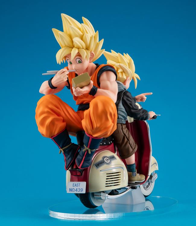 Dragon Ball Z Desktop Real McCoy EX Super Saiyan Goku and Super Saiyan Gohan on Motorbike Gallery Image 8