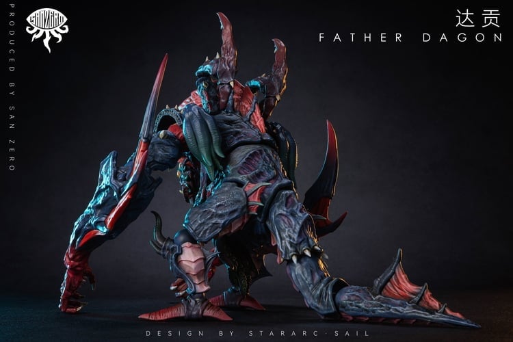 Cthulhu San Zero Father Dagon Action Figure Gallery Image 5