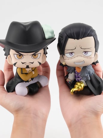 One Piece Look Up Series Dracule Mihawk & Crocodile Set with Gift