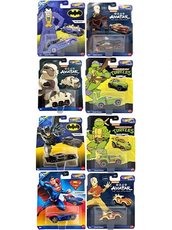 Hot Wheels Blockbuster Character Cars (2024 Best of Mix 5 Ver.) Case of 8 Vehicles Gallery Image 2