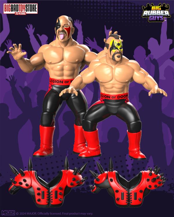 Big Rubber Guy Legion of Doom BBTS 25th Anniversary Exclusive Set