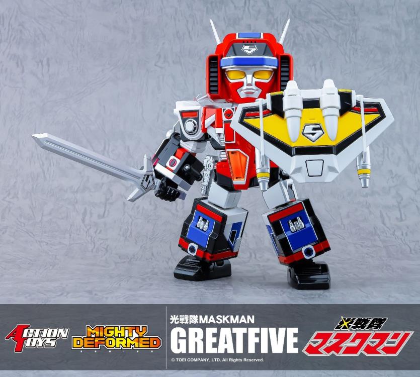 Hikari Sentai Maskman Mighty Deformed Great Five