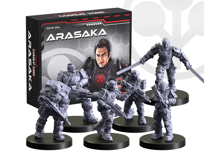 Cyberpunk RED: Combat Zone Arasaka Gang Starter Box Gallery Image 1
