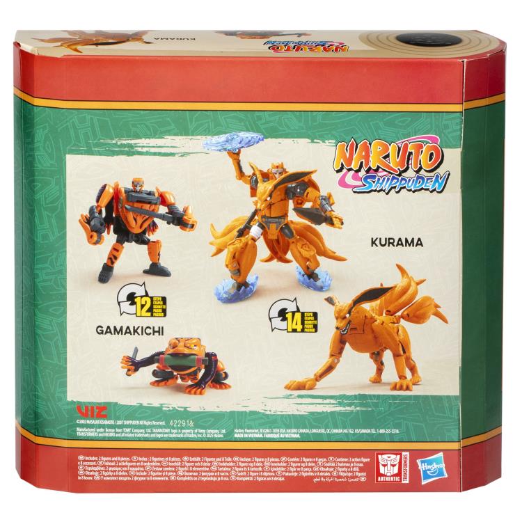 Transformers Collaborative Naruto: Shippuden x Transformers Kurama & Gamakichi Figure Set Gallery Image 7