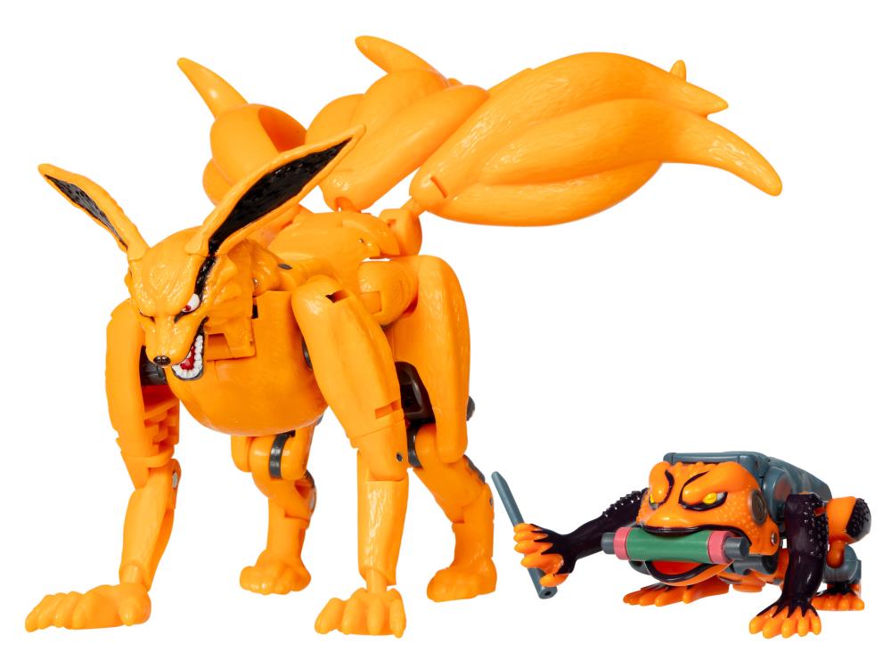 Transformers Collaborative Naruto: Shippuden x Transformers Kurama & Gamakichi Figure Set Gallery Image 4