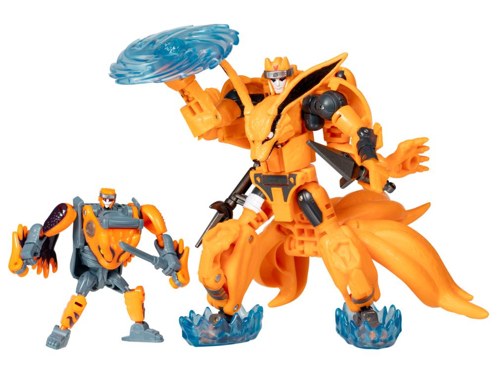 Transformers Collaborative Naruto: Shippuden x Transformers Kurama & Gamakichi Figure Set Gallery Image 3