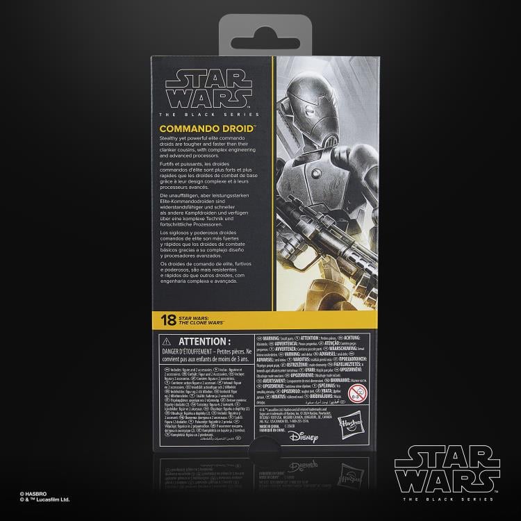 Star Wars: The Black Series 6" BX Separatist Commando Droid (The Clone Wars) Action Figure Gallery Image 13