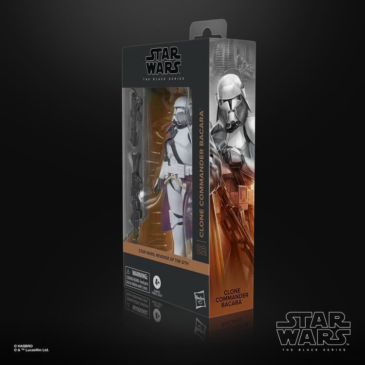 Star Wars: The Black Series 6" Clone Commander Bacara (Revenge of the Sith) Action Figure Gallery Image 11