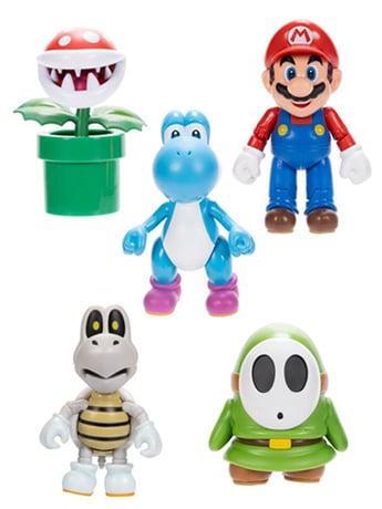 World of Nintendo 4-Inch-Scale Wave 40 Set of 5 Figures