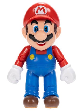 World of Nintendo Mario with 1-Up Mushroom 4-Inch Scale Figure Gallery Image 2