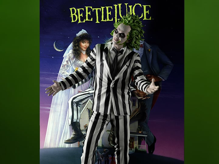 Beetlejuice (1988) Movie Maniacs Beetlejuice 6" Limited Edition Figure Gallery Image 1