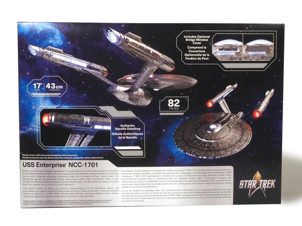 Star Trek: Strange New Worlds U.S.S. Enterprise 1/1000 Scale Model Kit Gallery Image 4