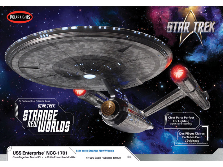 Star Trek: Strange New Worlds U.S.S. Enterprise 1/1000 Scale Model Kit Gallery Image 1