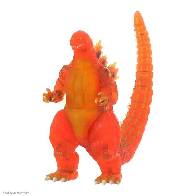 Godzilla vs. Destroyah ULTIMATES! Blazing Godzilla (1200º Clear Orange) Action Figure Gallery Image 8