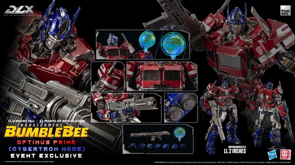 Transformers: Bumblebee DLX Scale Collectible Series Optimus Prime (Cybertron Edition) Event Exclusive Action Figure Gallery Image 14