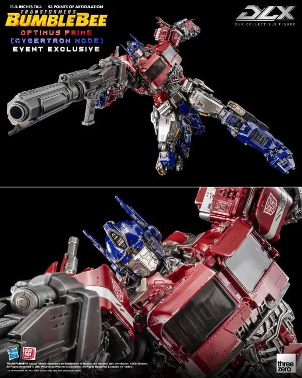 Transformers: Bumblebee DLX Scale Collectible Series Optimus Prime (Cybertron Edition) Event Exclusive Action Figure Gallery Image 8