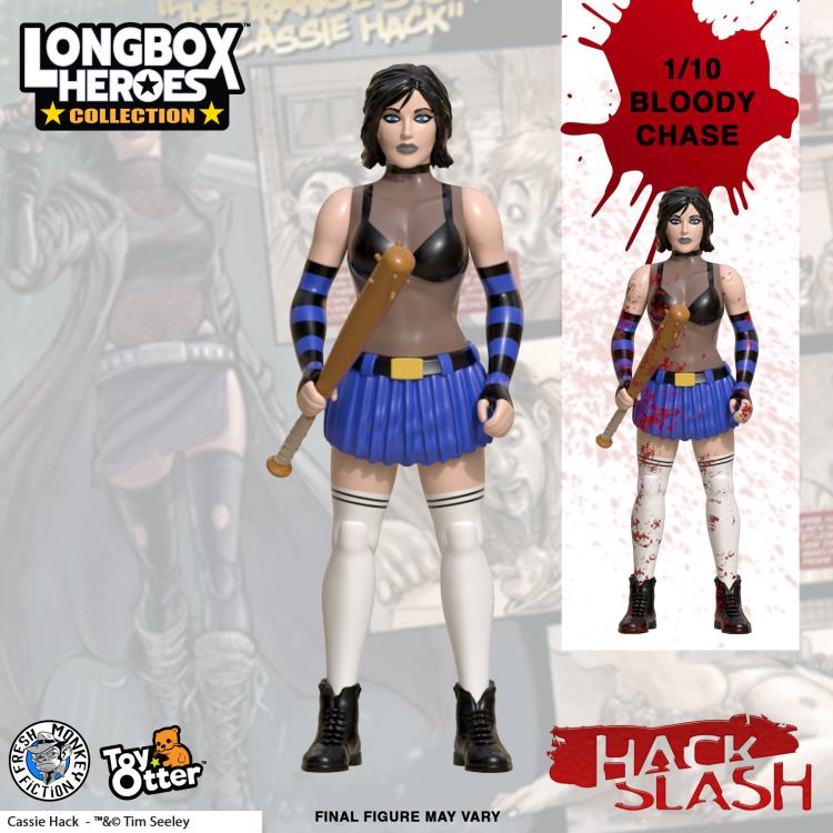 Hack/Slash LongBox Heroes Cassie Hack 1/18 Scale BBTS 25th Anniversary Exclusive Action Figure Gallery Image 3
