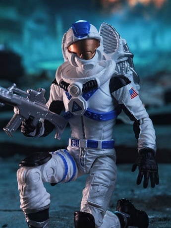 Eagle Force Star Commanders Alpha Team Command Unit 1/18 Scale BBTS 25th Anniversary Exclusive Action Figure Gallery Image 3