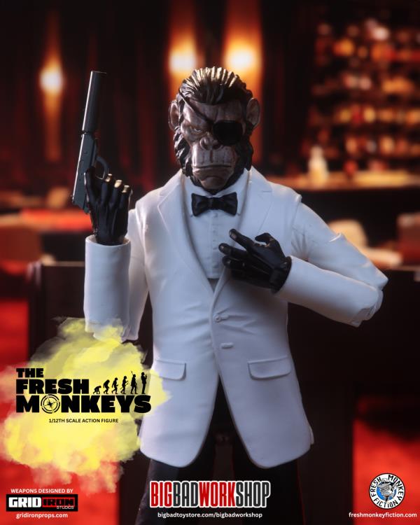 The Fresh Monkeys in the Dead Man's Deal Agent Carter (Codename: The Phantom) 1/12 Scale BBTS 25th Anniversary Exclusive Action Figure Gallery Image 7