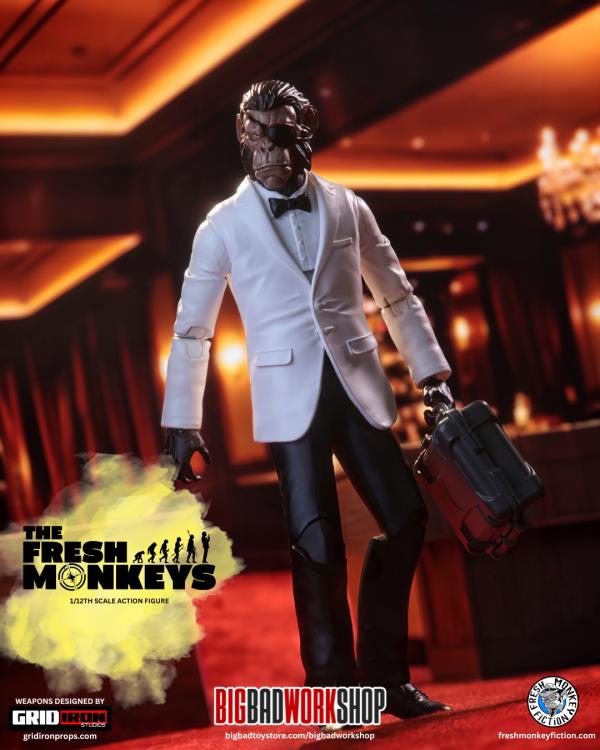 The Fresh Monkeys in the Dead Man's Deal Agent Carter (Codename: The Phantom) 1/12 Scale BBTS 25th Anniversary Exclusive Action Figure Gallery Image 5