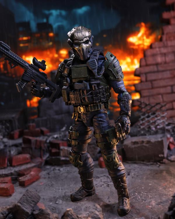 Operation: Monster Force Season 02 Delta Red Nightshade Unit 1/12 Scale BBTS 25th Anniversary Exclusive Action Figure Gallery Image 4