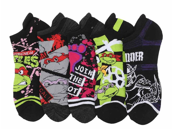 Teenage Mutant Ninja Turtles Ankle Socks 5-Pack Gallery Image 1