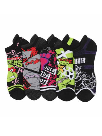 Teenage Mutant Ninja Turtles Ankle Socks 5-Pack Gallery Image 2