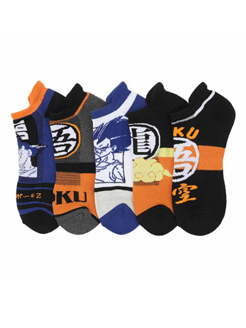 Dragon Ball Z Ankle Socks 5-Pack Gallery Image 2