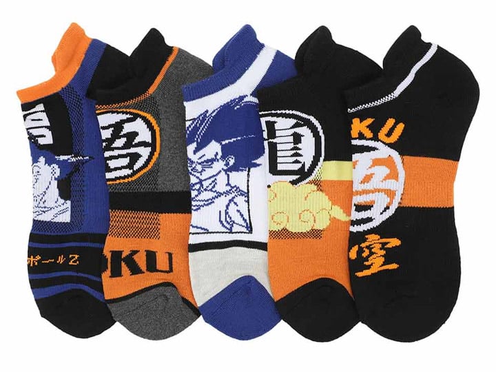 Dragon Ball Z Ankle Socks 5-Pack Gallery Image 1