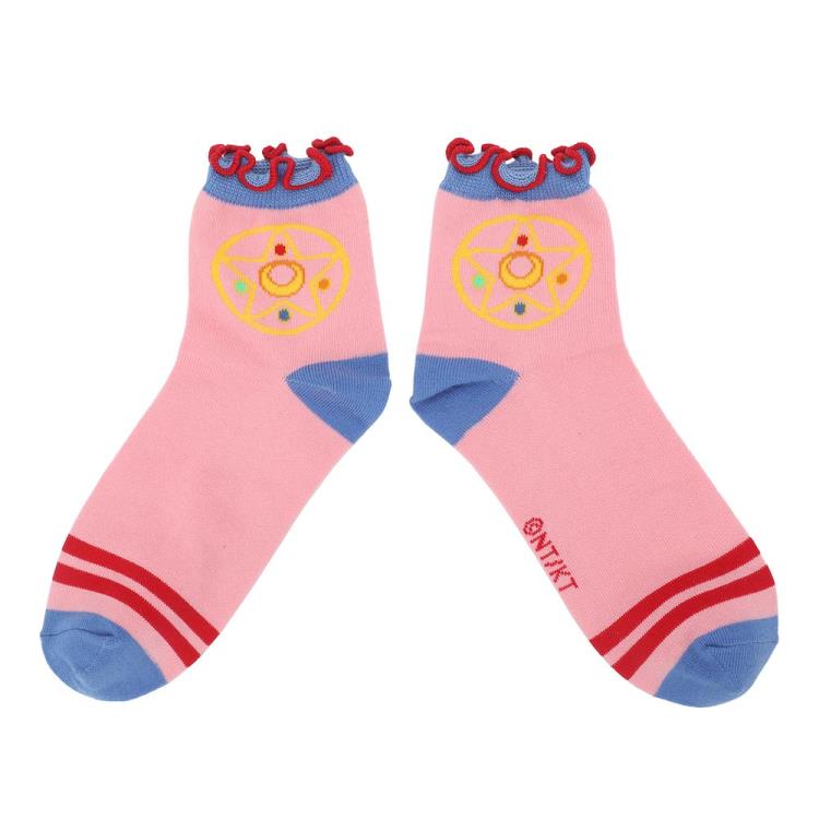 Sailor Moon Junior's Quarter Crew Socks Three-Pack Gallery Image 3