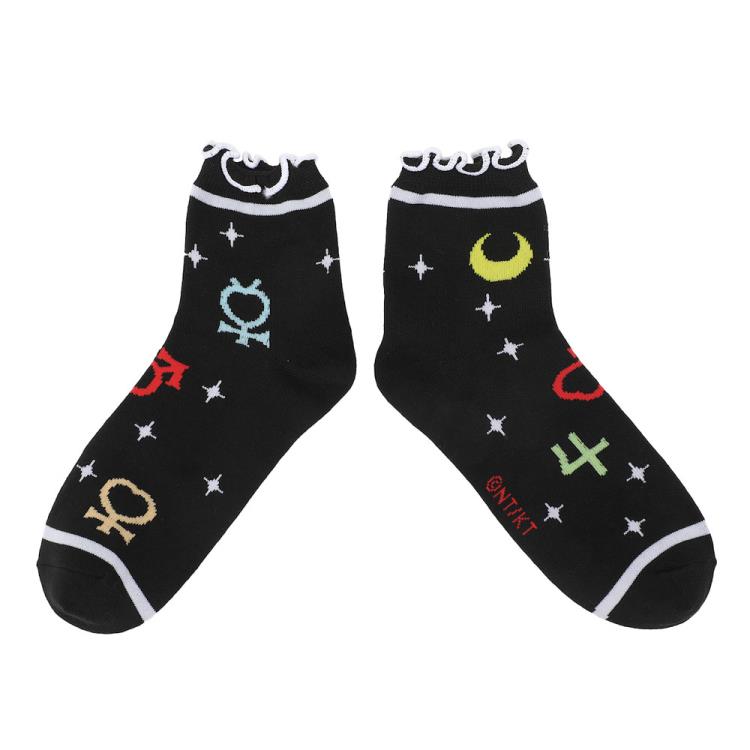 Sailor Moon Junior's Quarter Crew Socks Three-Pack Gallery Image 8