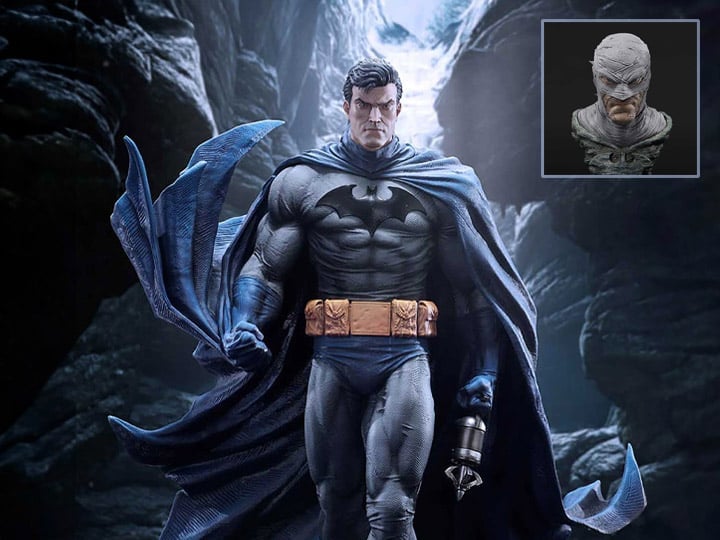 Batman Hush フィギュア 約30cm 未開封 Batman: Hush Ultimate Premium Masterline Batman (Deluxe Batcave