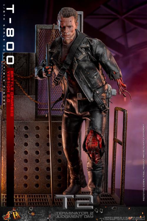 Terminator 2: Judgement Day DX46 T-800 (Battle Damaged Version 2.0) 1/6th Scale Collectible Figure Gallery Image 4